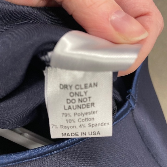 Dolls & Divas Couture Scuba Dress with lace cap sleeve Size 12 - Picture 4 of 8